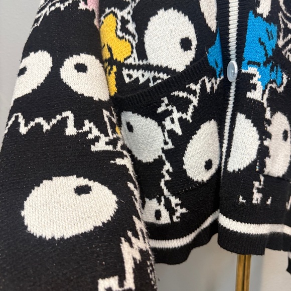 Steady Hands M/L Soot Sprite My Neighbor Totoro cardigan - Picture 3 of 7